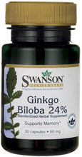 Load image into Gallery viewer, Swanson Ginkgo Biloba Extract 24% 60mg
