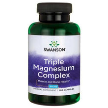Load image into Gallery viewer, Swanson Triple Magnesium Complex 300 Capsules