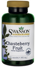 Load image into Gallery viewer, Swanson Chasteberry Fruit 400mg 120 Capsules
