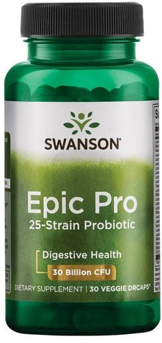 Swanson Epic Pro 25-Strain Probiotic 30 Veg Caps