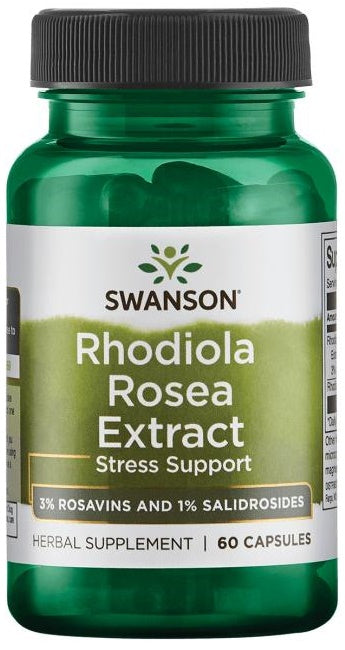 Swanson Rhodiola Rosea Extract 60 Capsules