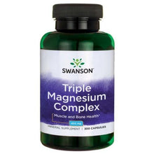 Load image into Gallery viewer, Swanson Triple Magnesium Complex 300 Capsules
